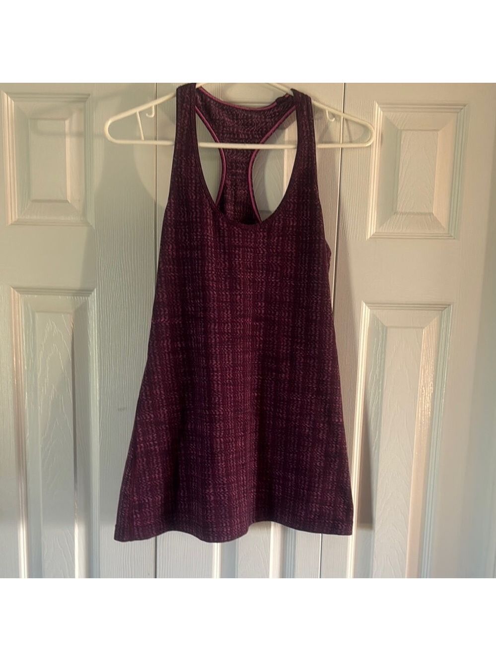 Lululemon Athletica Maroon Racerback Tank